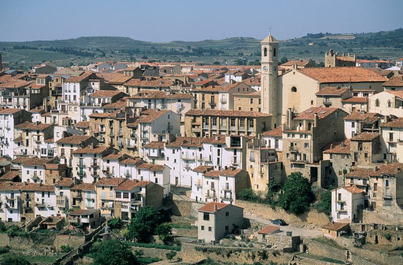 A municipis com Vilafranca, als Ports, les temperatures d'1 grau han deixat una sensació tèrmica de fins a 6 graus sota zero, segons ha informat l'Agència Estatal de Meteorologia. / TURISME COMUNITAT VALENCIANA