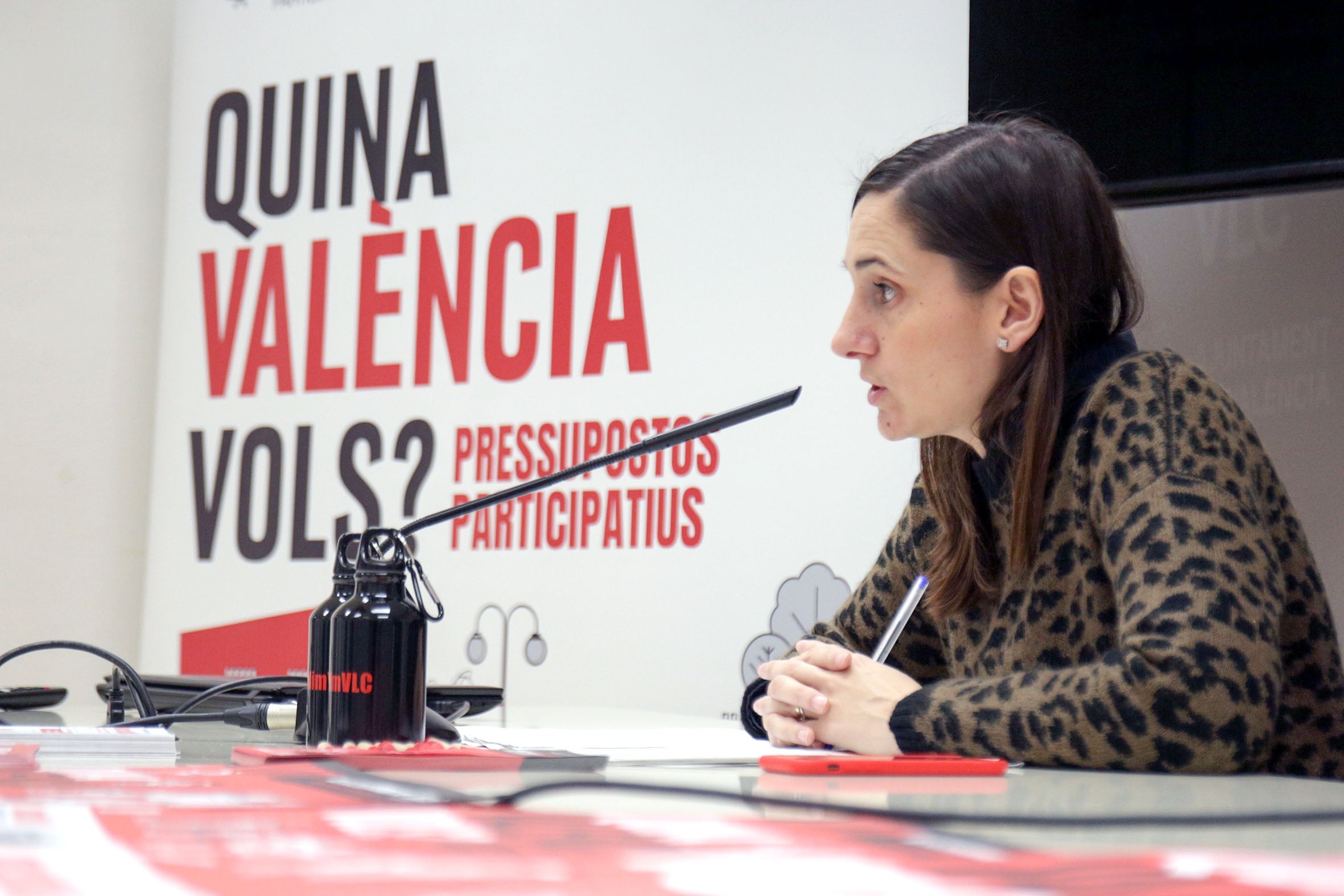 La regidora ha assegurat que la participació en aquesta edició del Decidim VLC ha triplicat els suports respecte anys anteriors. / AJUNTAMENT DE VALÈNCIA