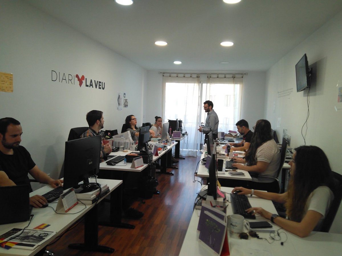 Redacció de Diari La Veu a València