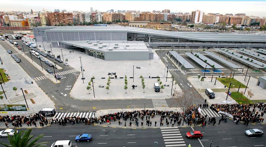  L'estació Joaquín Sorolla de València es va inaugurar el 18 de desembre de 2010. / EFE