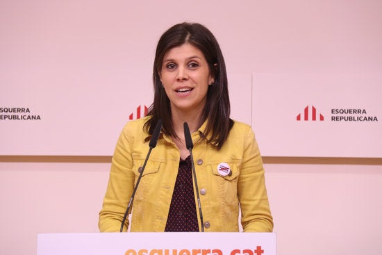 'No pot ser que la doctrina Junqueras servisca per a tothom excepte per a ell', ha avisat Vilalta en referència al fet que Carles Puigdemont i Toni Comín pogueren acreditar-se com a eurodiputats. / MARIONA PUIG, ACN