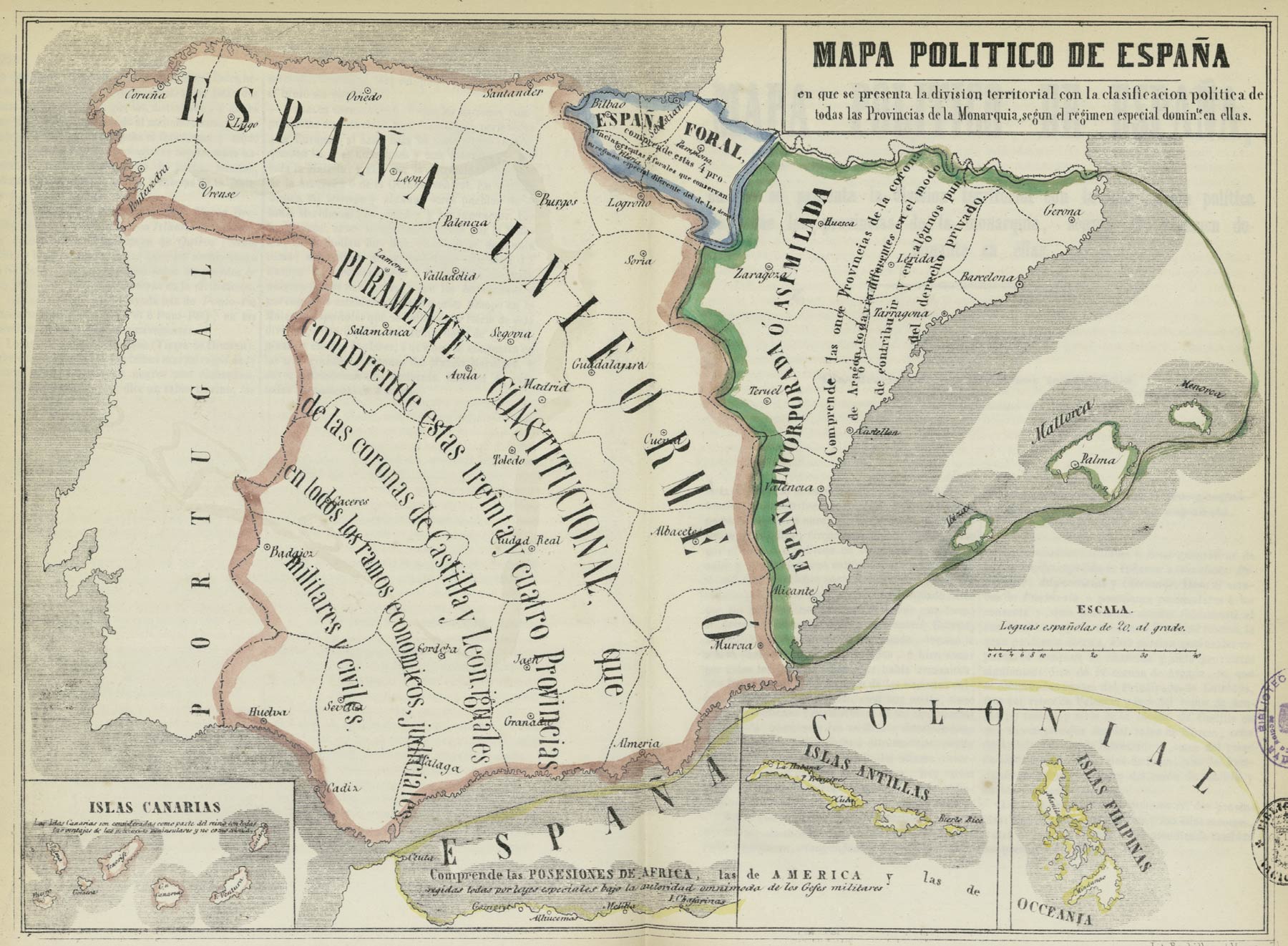 Cartografia de F.J. Torres Villegas (1852), Volum 1