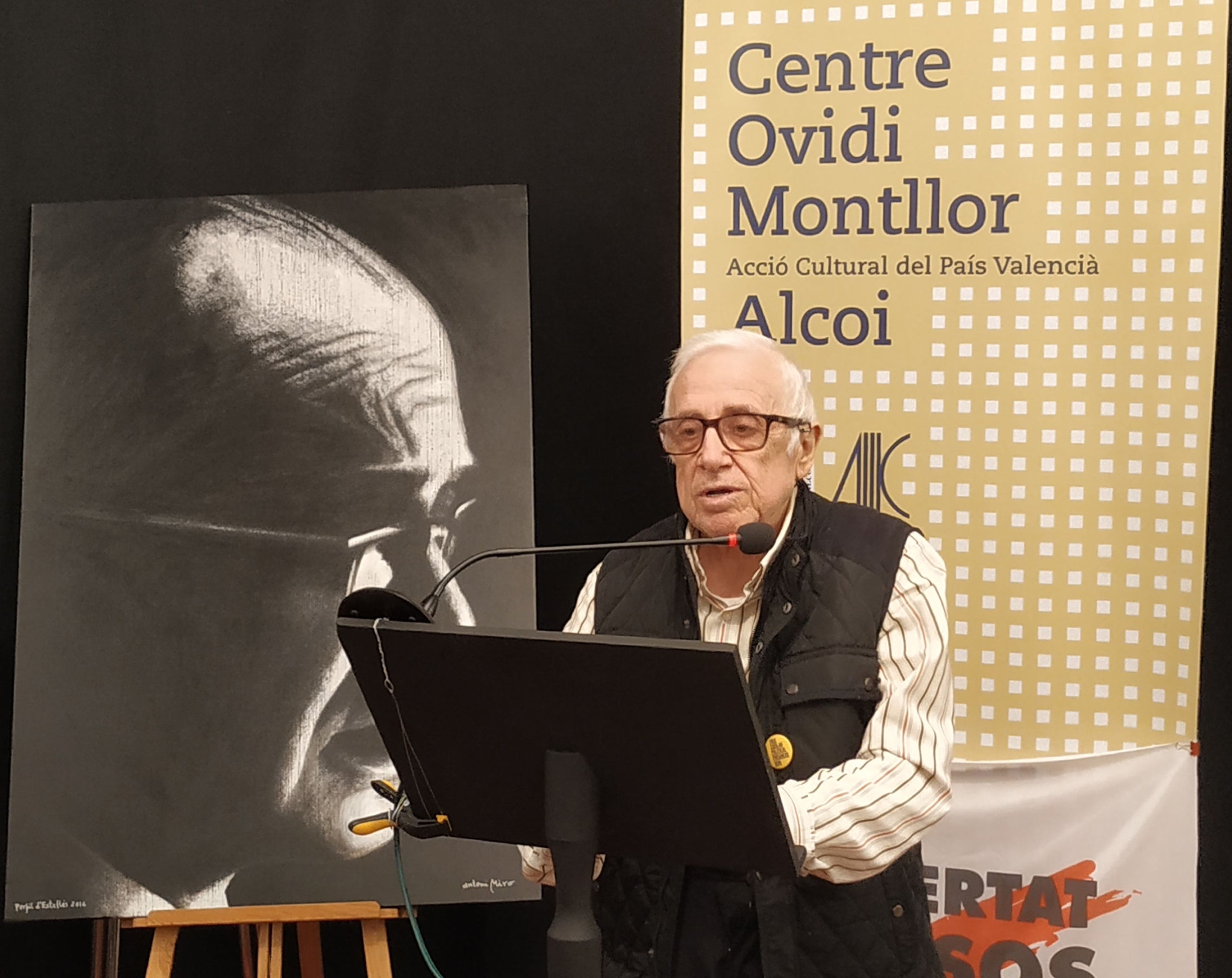 Josep Lluís Peiró, el passat mes d'octubre de 2019 a Alcoi