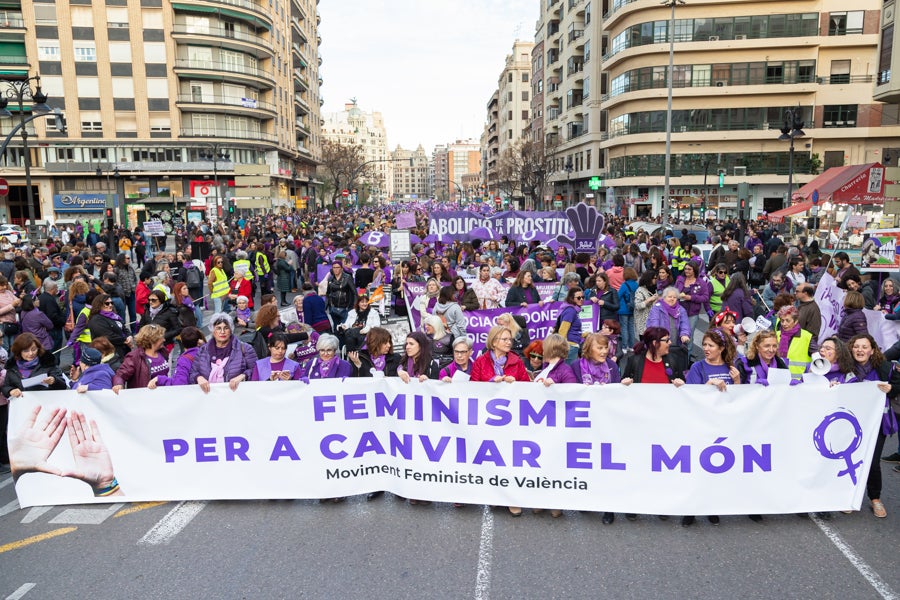 Manifestació del 8 de Març del 2020 a València | EP