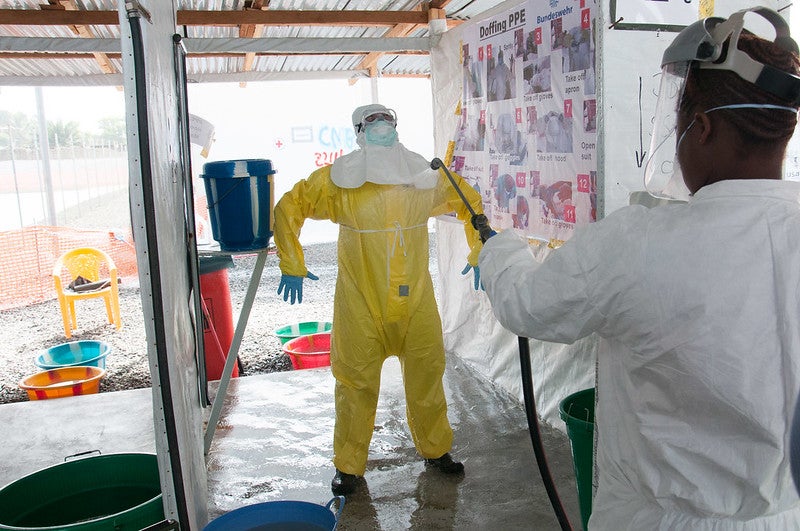 Actuació contra l'ebola a Liberia (2015)