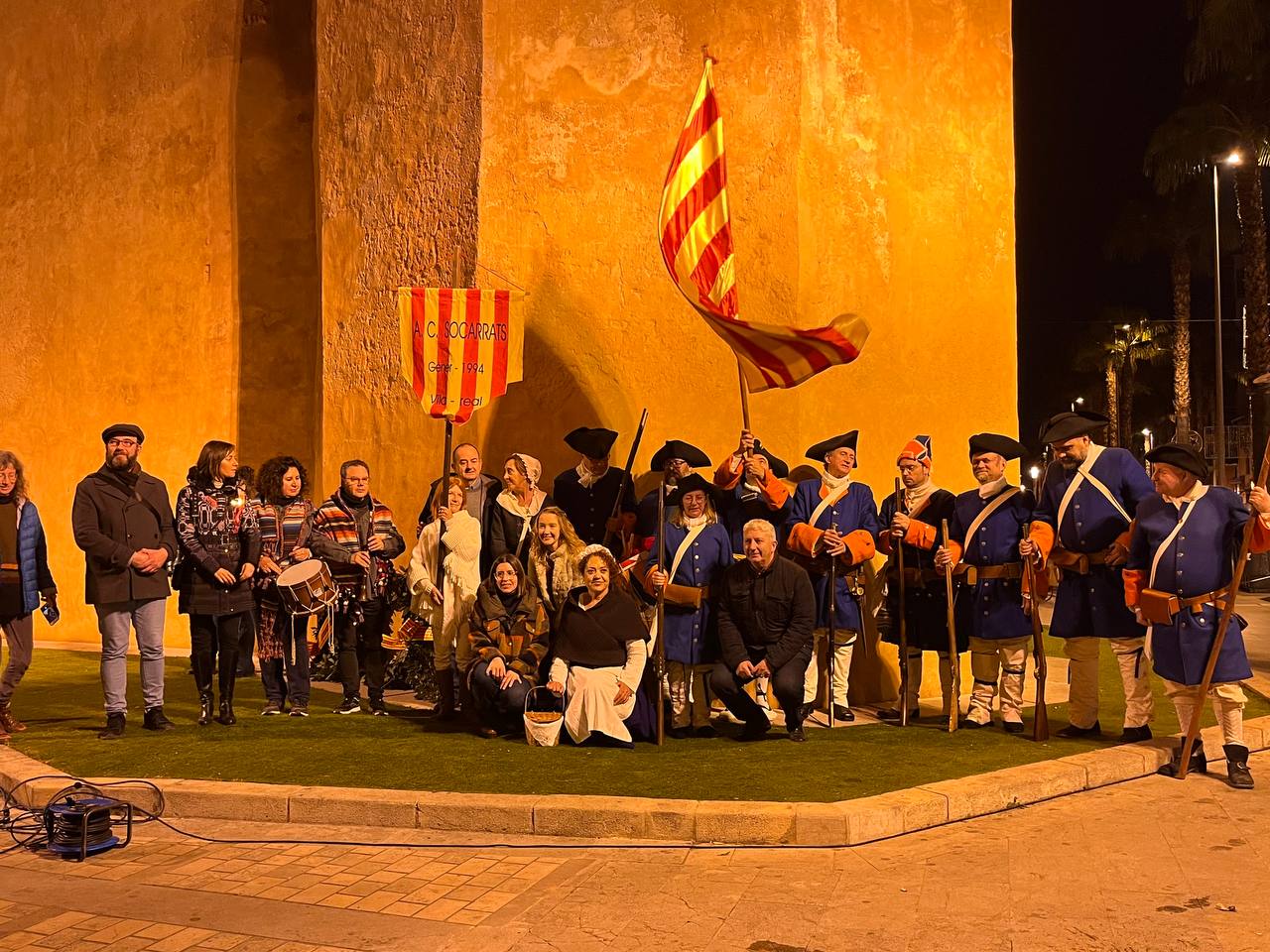 Vila-real commemora la desfeta del 12 de gener del 1706 en la tradicional Marxa Cívica