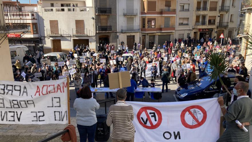 Manifestació contra el projecte MAGDA