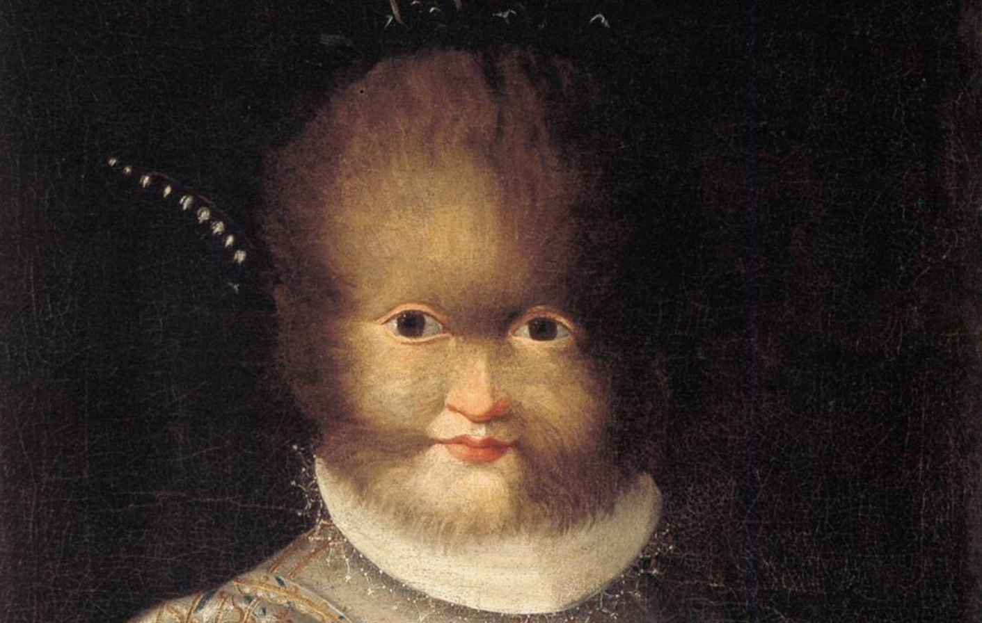 Lavinia Fontana, 'Antonietta González' (detall), 1593