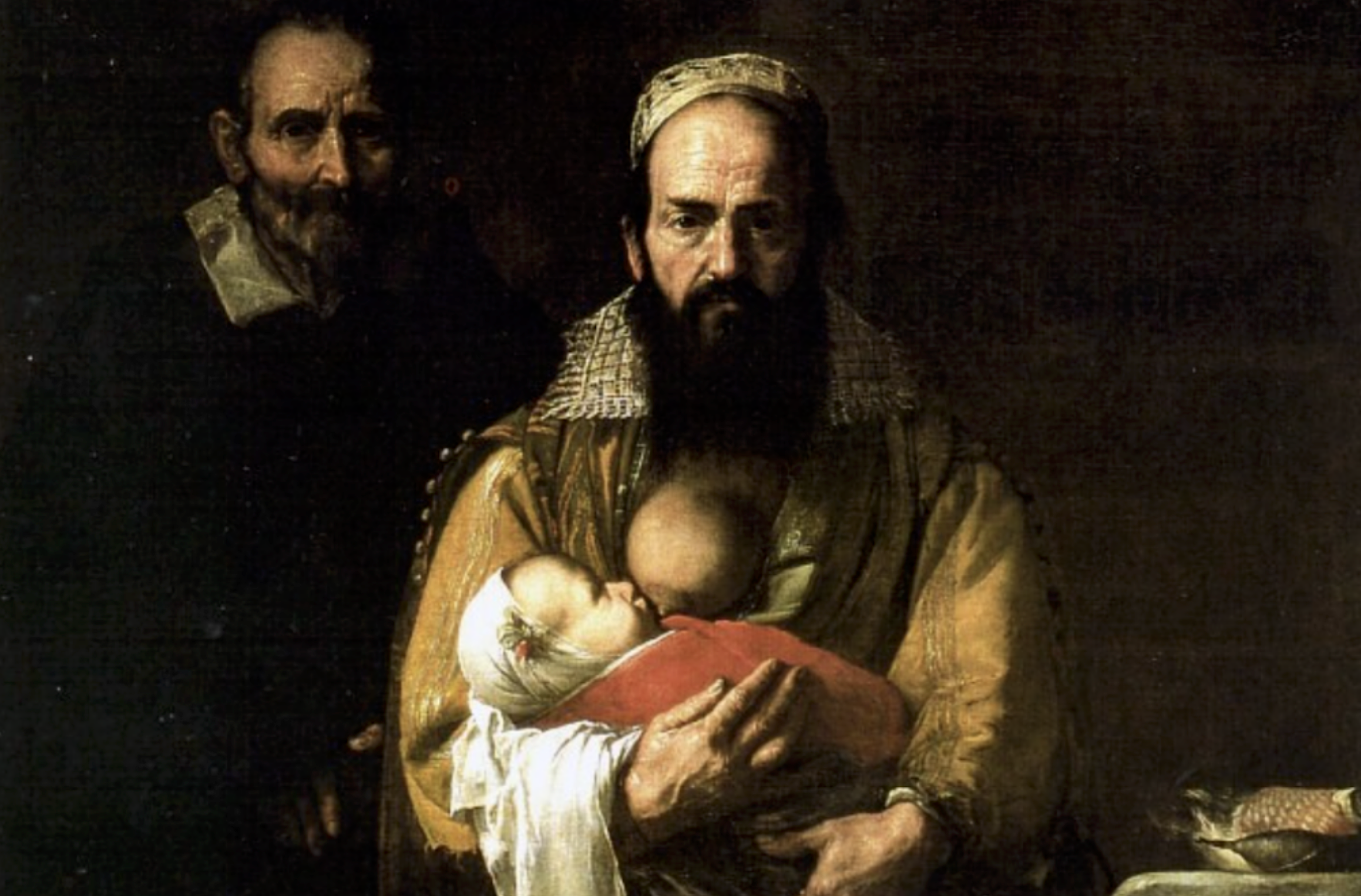 Josep de Ribera, lo Spagnoletto, 'La dona barbuda' (detall), 1631