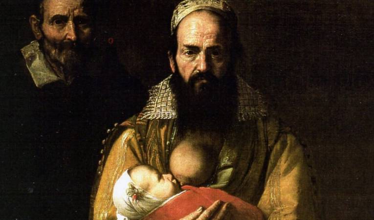 Josep de Ribera, lo Spagnoletto, 'La dona barbuda' (detall), 1631