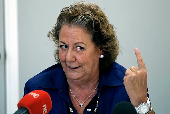 L'exalcaldessa de València Rita Barberá