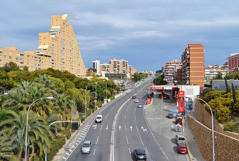 Avinguda de Dénia, a Alacant