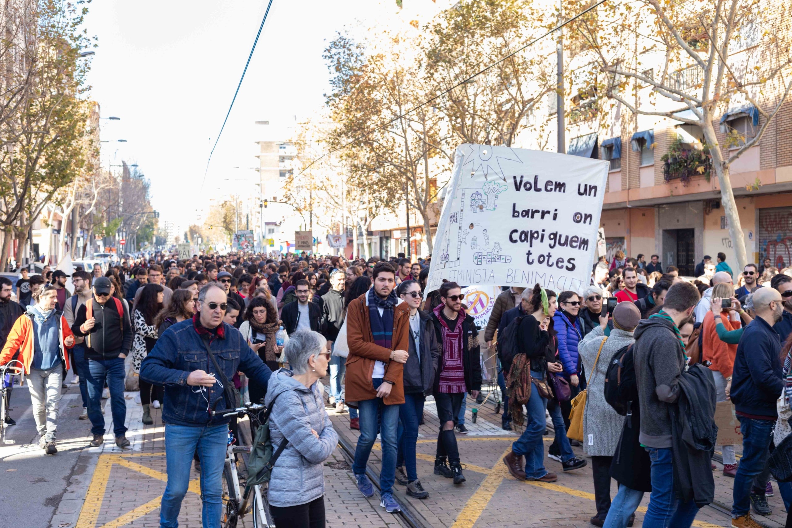 Manifestació contra el PAI en una imatge d'arxiu