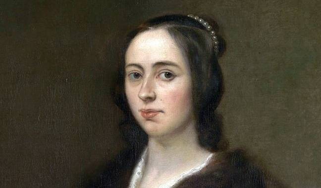 Jan Lievens, 'Retrat d'Anna Maria van Schurman' (detall), 1649