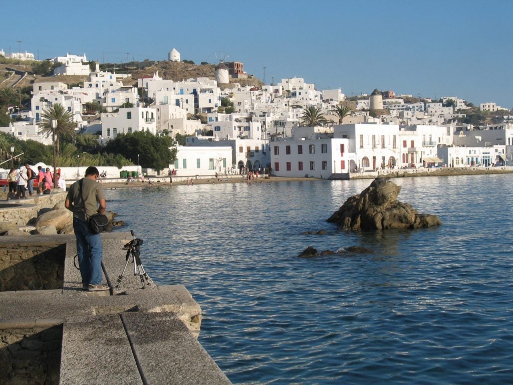 Fotògrafs fotografiats a la mediterrània  