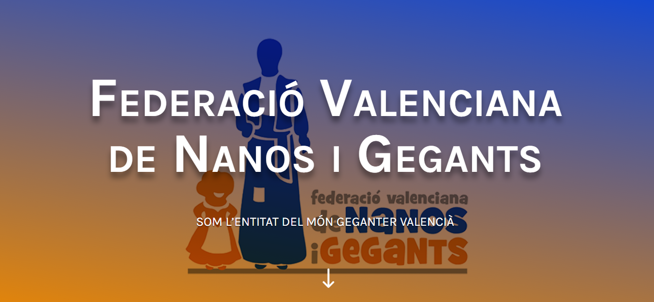 La Federació Valenciana de Nanos i Gegants estrena nova pàgina web