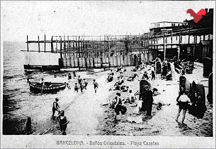'Banys Orientals', la Barceloneta, 1920