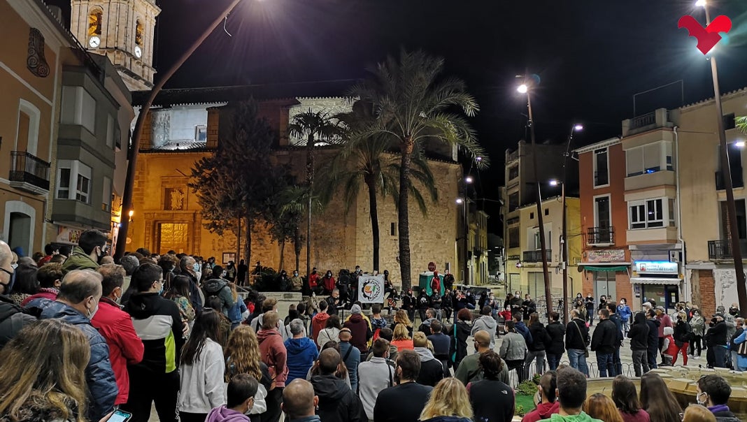 Pego es mobilitza per demanar la llibertat i l’absolució dels catorze joves antifeixistes detinguts