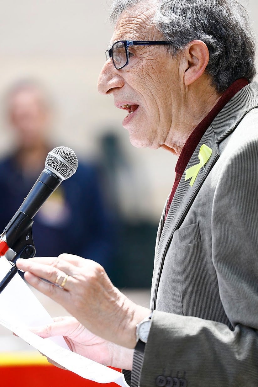 Francesc Bernàcer, l'1 de maig de 2018