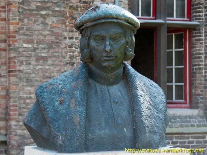Estatua de Joan Lluís Vives en Bruges