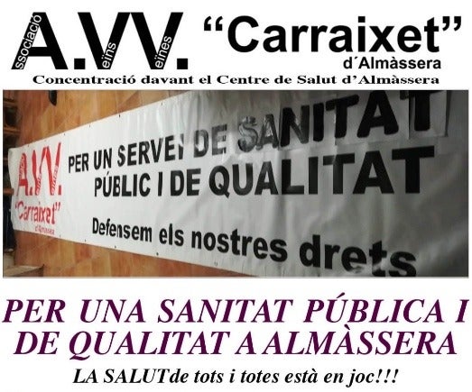 Concentració a Almàssera