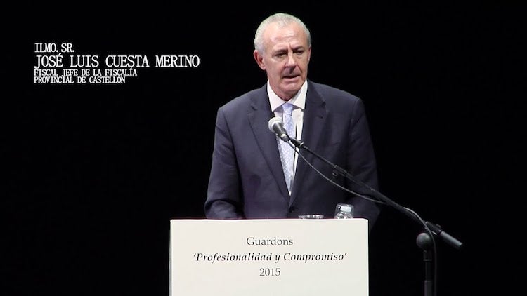 El Fiscal en cap de Castelló de la Plana presenta la renúncia per vacunar-se quan no li tocava