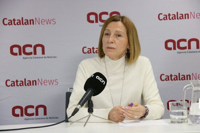 L'expresidenta del Parlament de Catalunya, Carme Forcadell | Bernat Vilaró | ACN