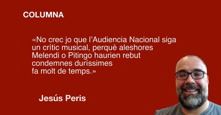 Compte amb el que canteu sobre l’Emèrit