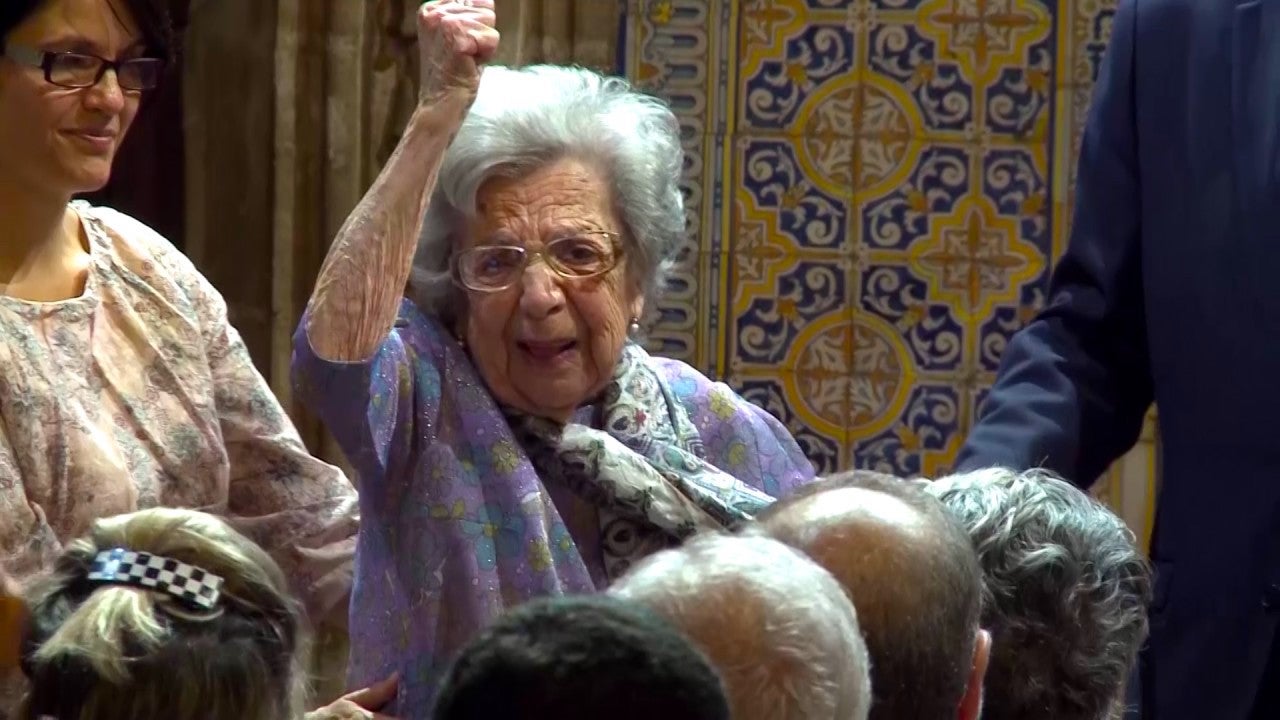 Alejandra Soler el dia que va rebre l'Alta Distinció de la Generalitat Valenciana