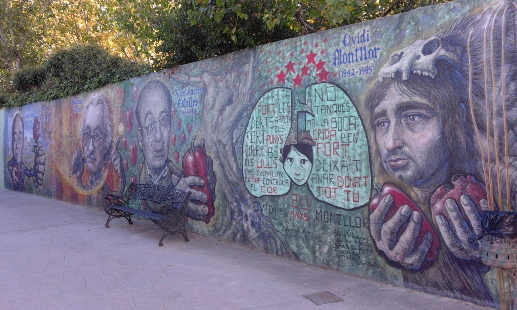 Els murals literaris de Muro, en perill