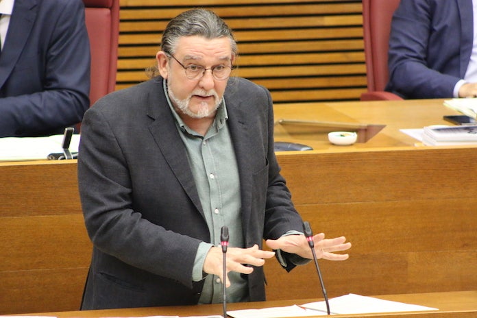 El portaveu adjunt de Compromís a Les Corts, Juan Ponce