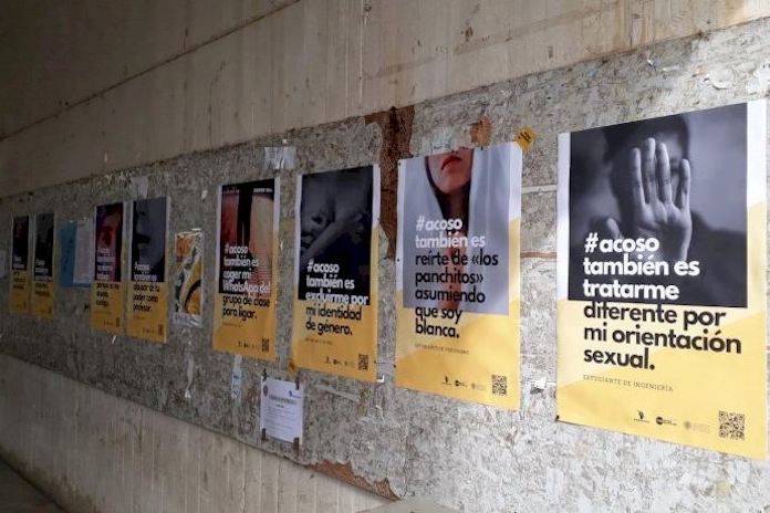 Acció artística contra l'assetjament en l'àmbit universitari a la UPV