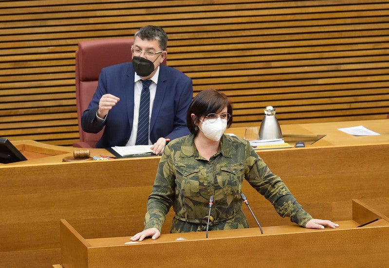 Intervenció d'Estefanía Blanes, d'Unides Podem