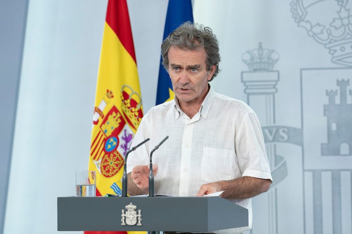 El director del Centre de Coordinació d'Alertes i Emergències Sanitàries (CCAES), Fernando Simón