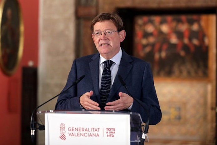 El president de la Generalitat Valenciana, Ximo Puig