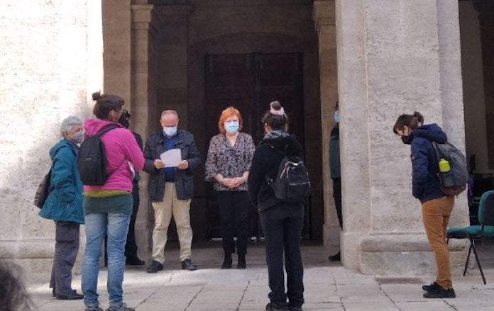 La delegada del Govern espanyol, Gloria Calero, no ha acceptat les reivindicacions de les feministes