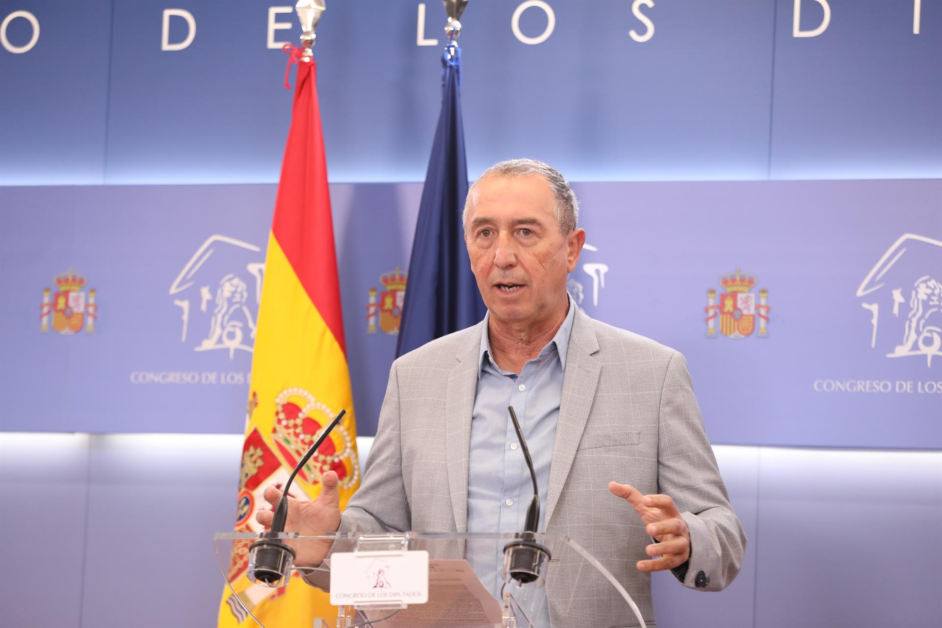 El portaveu de Compromís al Congrés, Joan Baldoví