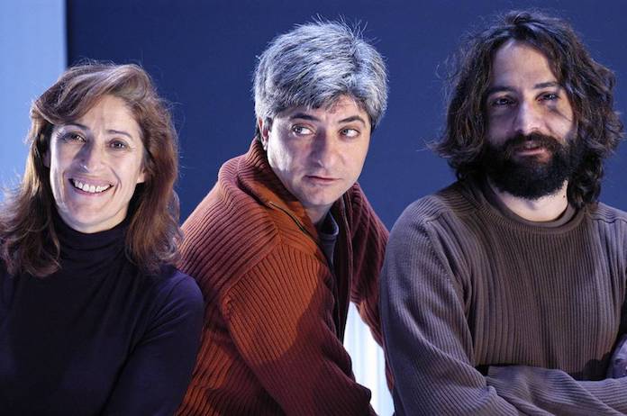 Pilar Almeria, Joan Peris i Ximo Solano, de la Companyia Teatre Micalet, que va començar a fer funcions el 13 de maig del 1995 | Daniel García-Sala