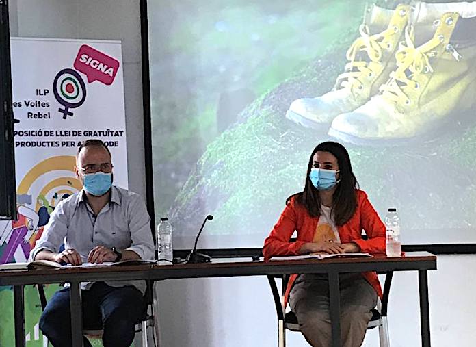 Maria Pérez Company, secretària general d'ERPV, i Josep Barberà, president d’ERPV | MVG | NLV