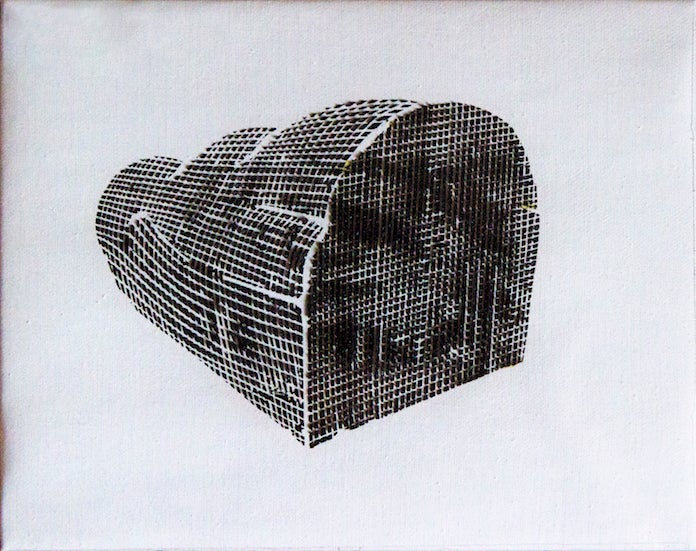 Enric Banyuls, «Pa llescat», 2004. Oli sobre llenç | Foto Vicent Granell