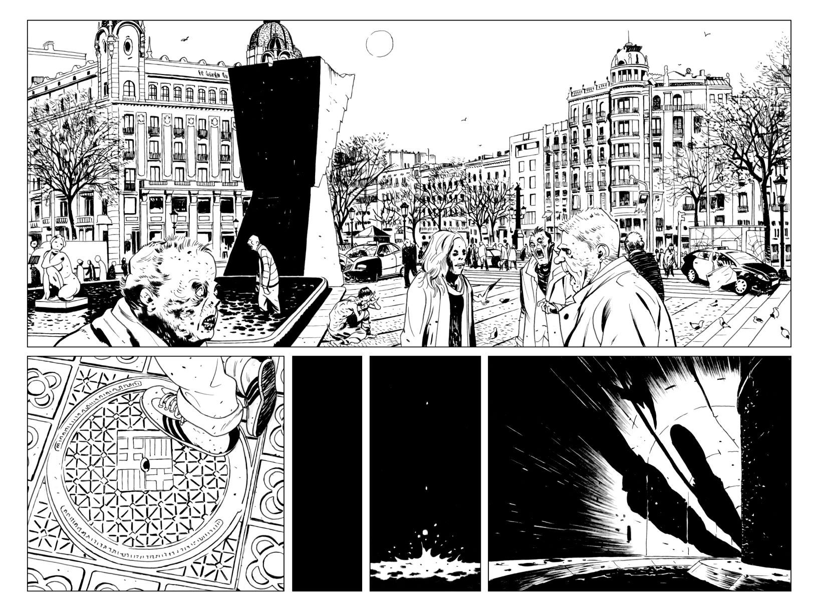 Els zombis de 'The Walking Dead' envaeixen Barcelona al còmic 'El extranjero'