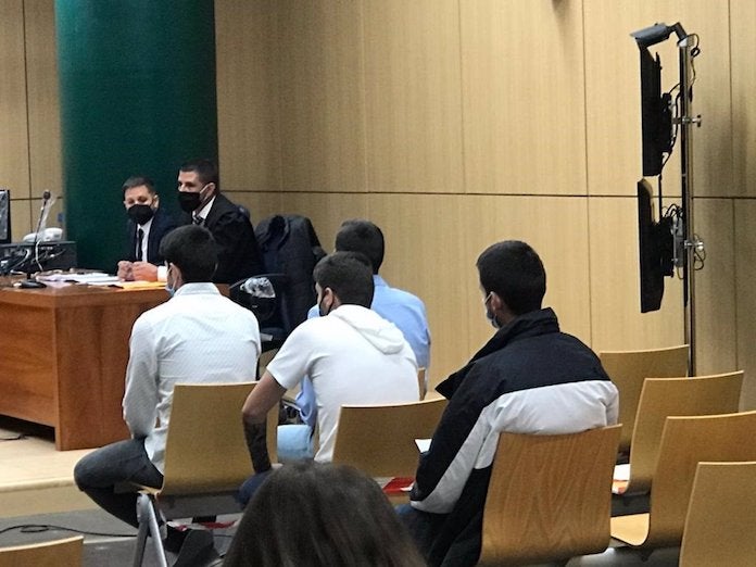 Els acusats durant el judici | EP