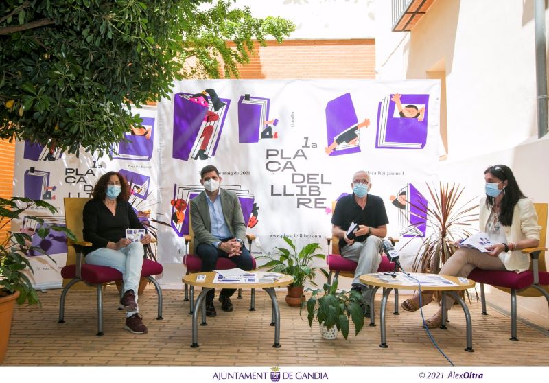 La Plaça del Llibre se celebrarà per primera a Gandia amb més de 40 activitats sobre literatura en valencià