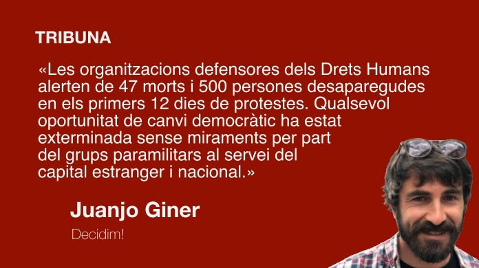 El dret a decidir del poble colombià