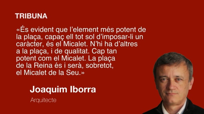 El Micalet de la Seu i la plaça de la Reina