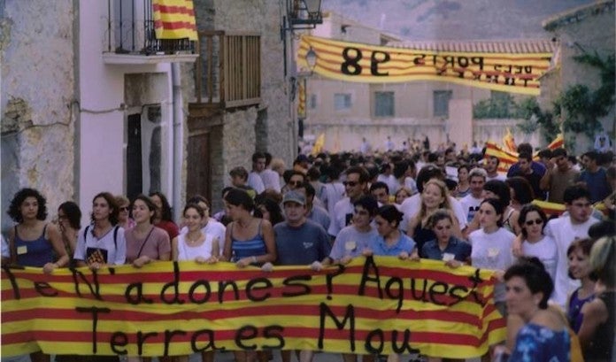 Inauguració de l'Aplec dels Ports a Cinctorres el 1998