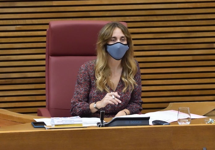 La diputada de Compromís a les Corts, Cristina Rodríguez