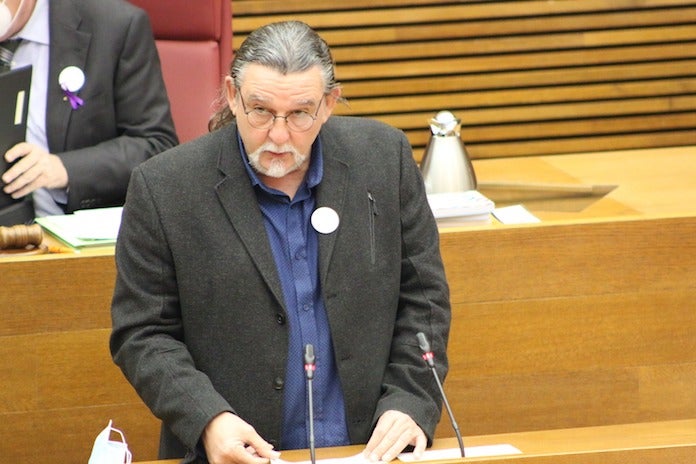 El portaveu adjunt de Compromís a les Corts, Juan Ponce