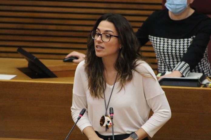 La portaveu adjunta de Compromís i presidenta de la comissió sobre la DANA a les Corts, Aitana Mas