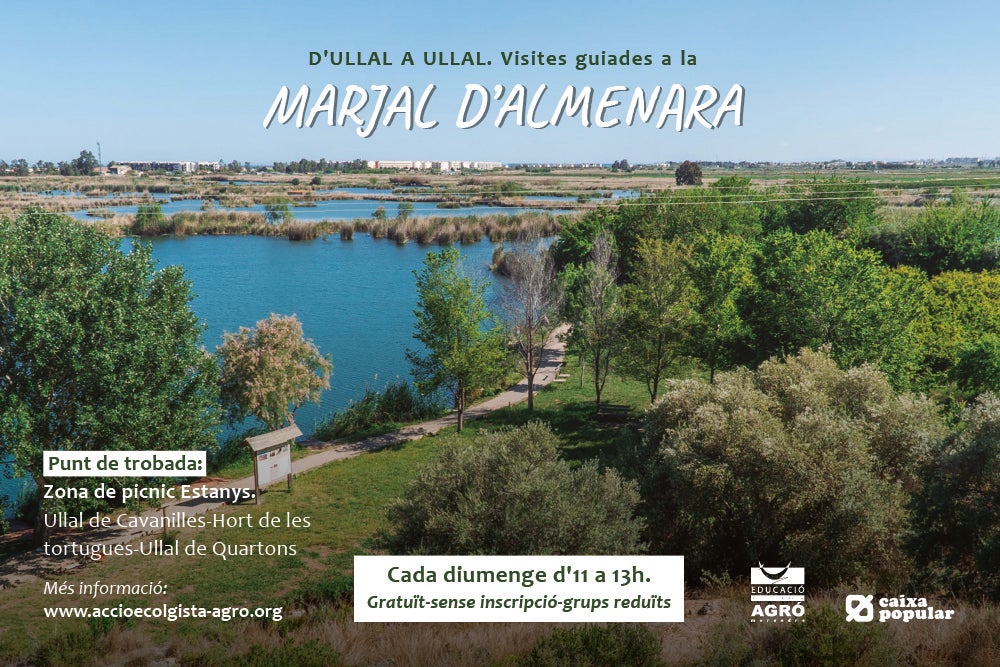AE-Agró i Caixa Popular et conviden a descobrir els valors naturals dels Estanys d’Almenara